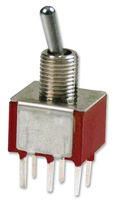 TOGGLE SWITCH, DPDT, 5A, 120VAC, 28VDC