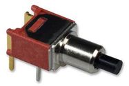 PUSHBUTTON SWITCH, SPST, 3A, 120VAC, 28VDC