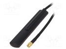 Antenna; GSM; 2dBi; linear; for ribbon cable; 50Ω; 115x22x8mm; RG58 SR PASSIVES