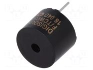 Sound transducer: electromagnetic signaller; 12mm; 5VDC DIGISOUND