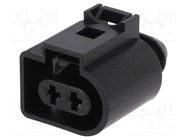 Connector: automotive; plug; female; MCP 2.8; for cable; PIN: 2 TE Connectivity