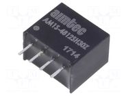 Converter: DC/DC; 1W; Uin: 43.2÷52.8VDC; Uout: 12VDC; Iout: 83mA AIMTEC