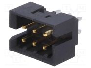 Socket; PCB-cable/PCB; male; Milli-Grid; 2mm; PIN: 6; THT; on PCBs MOLEX