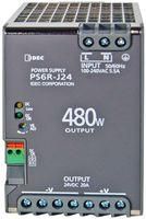 AC-DC CONVERTER, DIN RAIL, 1 O/P, 480W, 20A, 24V