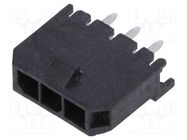 Connector: wire-board; socket; male; Micro-Fit 3.0; 3mm; PIN: 3 MOLEX