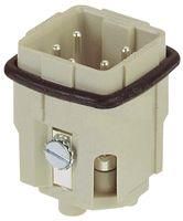 RECTANGULAR HAN INSERT, PLUG, 4WAY SCREW