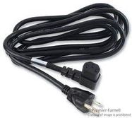 POWER CORD NEMA5-15P/IEC, 9.8FT, 13A BLACK