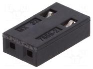Connector: wire-board; plug; female; PIN: 2; C-Grid; 2.54mm; 1x2 MOLEX