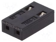 Connector: wire-board; plug; female; PIN: 2; C-Grid; 2.54mm; 1x2 MOLEX