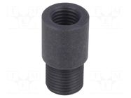 Thread adapter; Int.thread: M12; Ext.thread: PG9; polypropylene HUMMEL