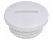 Stopper; M16; 1.5; IP54; polyamide; grey; V-N-FS; Thread: metric; 7mm HUMMEL