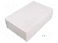Enclosure: with panel; 1598; X: 160mm; Y: 76mm; Z: 250mm; ABS; grey HAMMOND