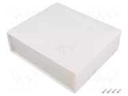 Enclosure: with panel; 1598; X: 206mm; Y: 64mm; Z: 180mm; ABS; grey HAMMOND