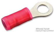 TERMINAL, RING TONGUE, #8, CRIMP, RED