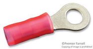 TERMINAL, RING TONGUE, #8, CRIMP, RED