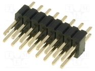 Connector: pin strips; pin header; male; PIN: 16; straight; 1.27mm 