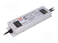 Power supply: switching; LED; 200W; 57÷114VDC; 1.75A; 100÷305VAC MEAN WELL