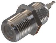 CONNECTOR, COAXIAL, F, JACK, CHASSIS