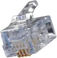 CONNECTOR, RJ11, PLUG, 1PORT, 6P4C