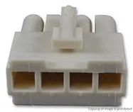 CONNECTOR HOUSING, RCPT, 4POS