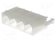 Connector: wire-wire/PCB; socket; male; Standard .093"; PIN: 4 MOLEX