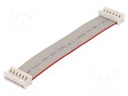 Ribbon cable with connectors; Contacts ph: 1.27mm; PIN: 12; 1.2A MOLEX