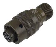 CIRCULAR CONNECTOR, PLUG, SIZE 8, 4 POSITION, CABLE