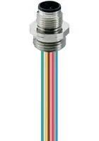 SENSOR CORD, 8P, M12 RCPT-FREE END, 0.5M