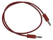 TEST LEAD, RED, 609.6MM, 60V, 15A