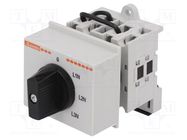 Switch: voltmeter cam switch; Stabl.pos: 4; 16A; 0-L1N-L2N-L3N LOVATO ELECTRIC