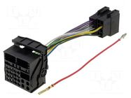 Connector; radio,ISO,Quadlock; Mercedes; PIN: 16 4CARMEDIA