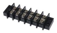 TERMINAL BLOCK, BARRIER, 6 POSITION, 22-14AWG