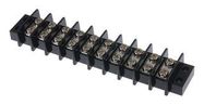 TERMINAL BLOCK, BARRIER, 10 POSITION, 22-14AWG