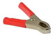 ALLIGATOR CLIP, 0.87IN, RED, 50A