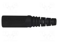 Connector: 4mm banana; socket; 32A; 33VAC; 70VDC; black; Ø: 4mm SCHÜTZINGER