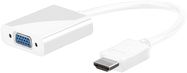 Standard HDMI™/VGA Adapter, nickel-plated, white, 0.15 m - HDMI™ connector male (type A) > VGA female (15-pin)