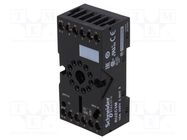 Relays accessories: socket; PIN: 11; for DIN rail mounting 