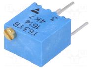 Potentiometer: mounting; multiturn; 4.7kΩ; 250mW; ±10%; linear VISHAY