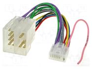 Connector; ISO; Nakamichi; PIN: 14 4CARMEDIA