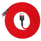 Baseus Cafule USB-A / Lightning 2A QC 3.0 cable 3 m - red, Baseus