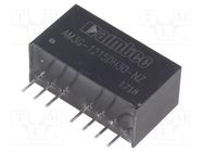 Converter: DC/DC; 3W; Uin: 9÷18V; Uout: 15VDC; Uout2: -15VDC; SIP8 AIMTEC