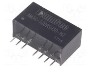 Converter: DC/DC; 3W; Uin: 9÷18VDC; Uout: 9VDC; Iout: 333mA; SIP8 AIMTEC