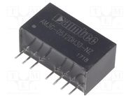 Converter: DC/DC; 3W; Uin: 4.5÷9V; Uout: 12VDC; Uout2: -12VDC; SIP8 AIMTEC