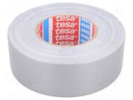 Tape: fixing; W: 50mm; L: 50m; Thk: 0.26mm; natural caoutchouc; 9% TESA