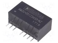 Converter: DC/DC; 3W; Uin: 4.5÷9VDC; Uout: 12VDC; Iout: 208mA; SIP8 AIMTEC