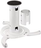 Basic Projector Ceiling Mount (M), white - for small to medium-sized projectors, fully movable (white) up to max. 10 kg