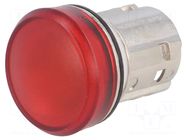 Control lamp; 22mm; 3SU1.5; Ø22mm; IP67; red; Kind: flat; SIRIUS ACT SIEMENS