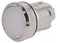 Switch: push-button; 22mm; Stabl.pos: 1; white; IP67; flat; 3SU1.5 SIEMENS