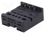 Connector: automotive; MPQ,MQS; female; plug; for cable; black TE Connectivity