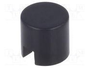 Button; push-in; 5.5mm; -25÷70°C; round; black; Ø6mm OMRON Electronic Components